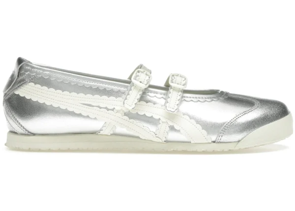 WMN Onitsuka Tiger Mexico 66 TGRS Silver Ballerina