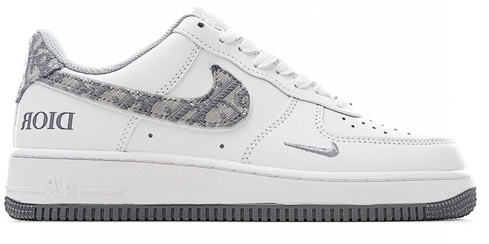 Nike Air Force 1 07 Dior White And Grey