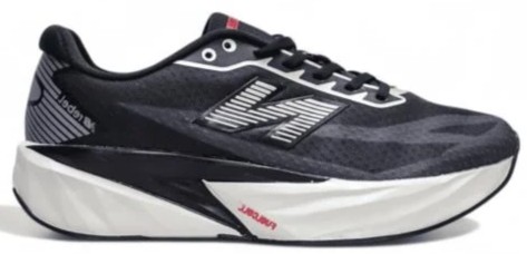 New Balance FuelCell Rebel v5 running shoe in black and silver