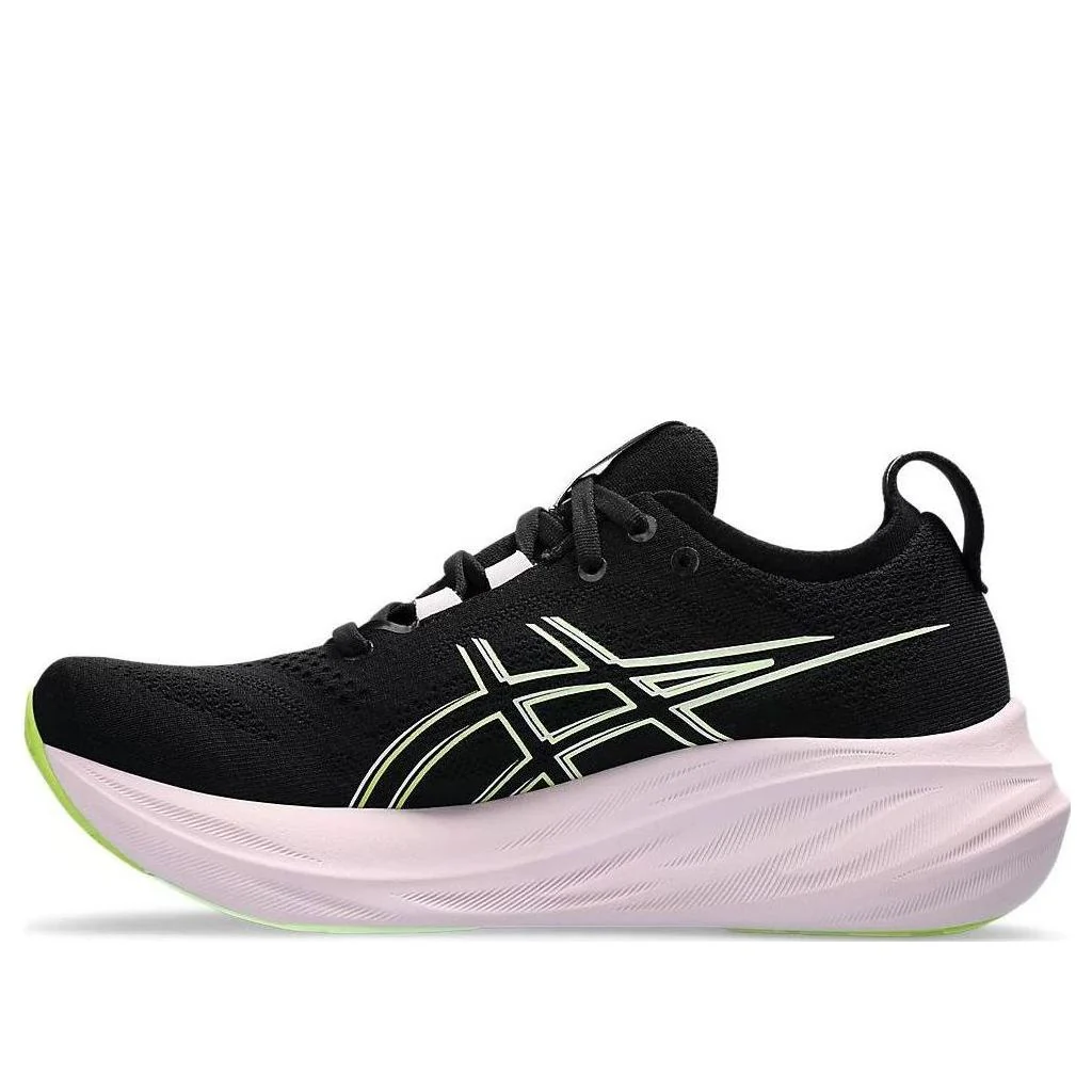 Asics Gel-Nimbus 26 Black Neon Lime Women - Image 3
