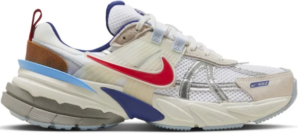 Nike V2K Run Varsity Red University Blue Silver