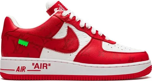 Louis Vuitton x Air Force 1  Low by Virgil Abloh Red
