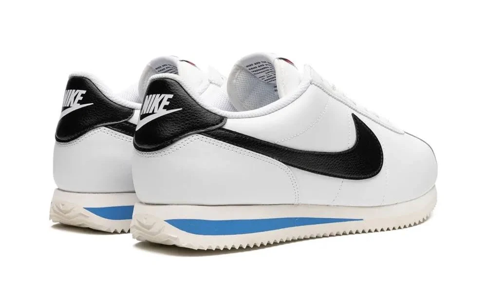 Nike Cortez TXT White Blue - Image 2