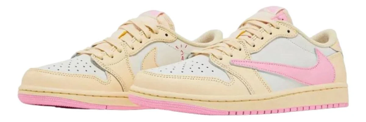 Nike Travis Scott X Air Jordan 1 Retro Low OG Shy Pink - Image 3