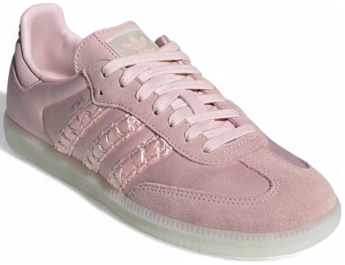 Adidas Samba OG Satin Sandy Pink - Image 3