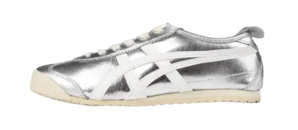 Onitsuk_a Tiger Me-xico 66 Silver White Mens 7A Premium D-1916 - Image 2