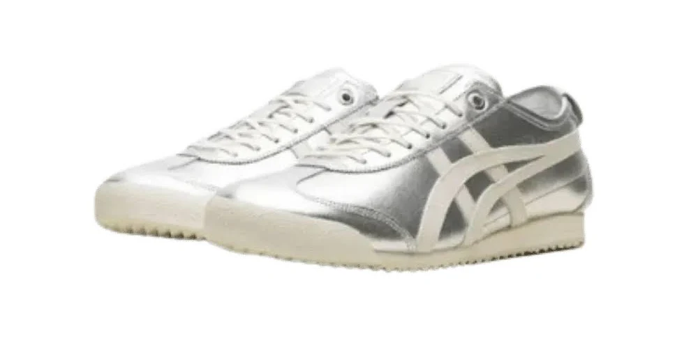 Onitsuk_a Tiger Me-xico 66 Silver White Mens 7A Premium D-1916 - Image 3