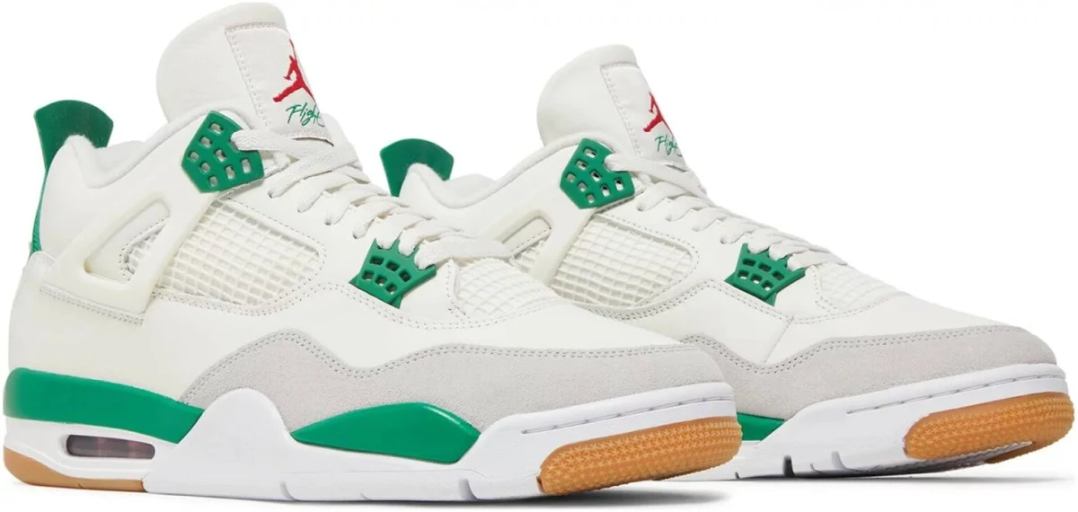 NIKE JORDAN RETRO 4 PINE GREEN SEMI UA - Image 3