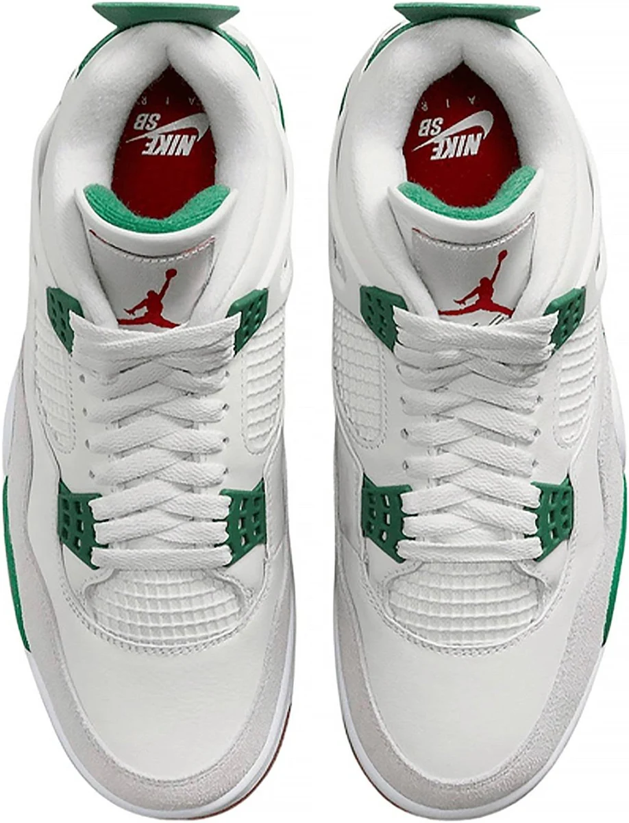 NIKE JORDAN RETRO 4 PINE GREEN SEMI UA - Image 4