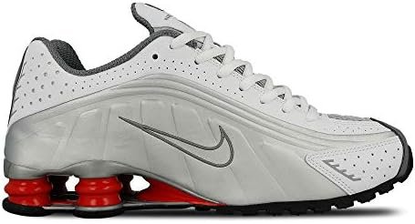 Nike Shox R4 Metallic Silver Comet Red