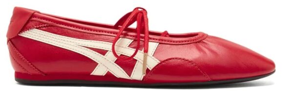 Onitsuka TIGER GYMNARINA RED Ballet Sneakers