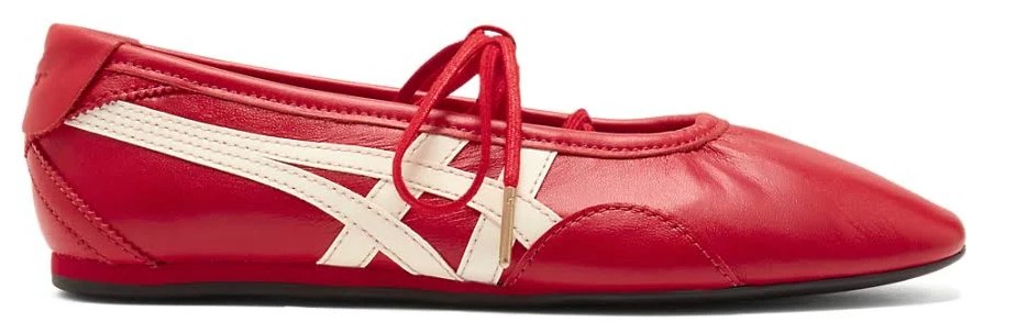 Onitsuka TIGER GYMNARINA RED Ballet Sneakers