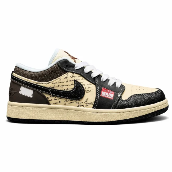 Nike air jordan 1low print mail brown