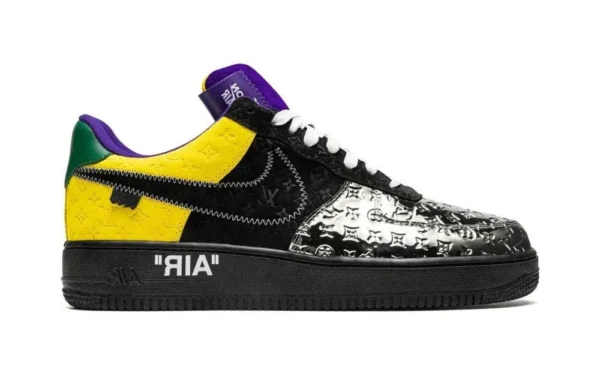 Louis Vuitton x Air Force 1  Low by Virgil Abloh Metalic Silver
