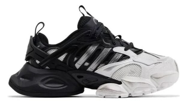 Adidas XLG runner deluxe " WHITE Black "