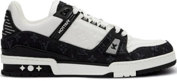 Louis Vuitton trainer LV sneaker monogram denim "WHITE/BLACK"