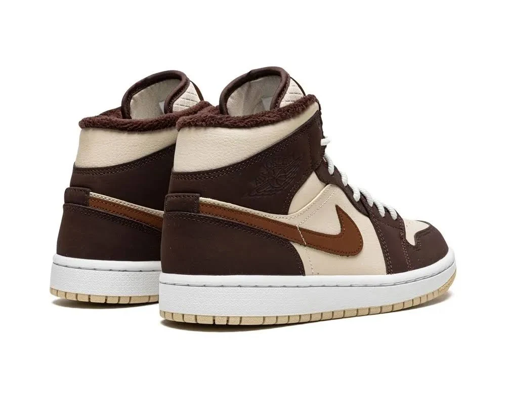 Nike Air jordan 1 Mid Se Brown Basalt Oatmeal - Image 2