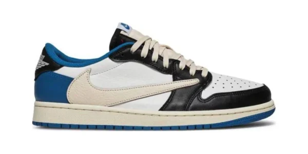 Fragment X Travis Scot.t X Air Jorda.n 1 Retro Low Semi