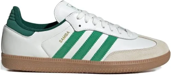 ADIDAS  SAMBA WHITE GREEN WOMENS