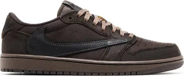 Semi UA Air Jordan 1 Low Travis Scott Velvet Brown Legit fixed