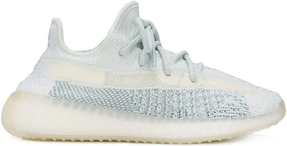 White Reflective Yeezy 350 Cloud White