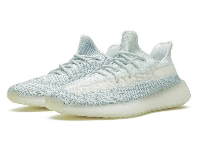 White Reflective Yeezy 350 Cloud White - Image 2