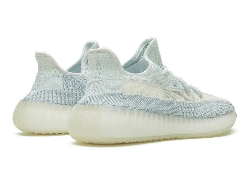 White Reflective Yeezy 350 Cloud White - Image 3