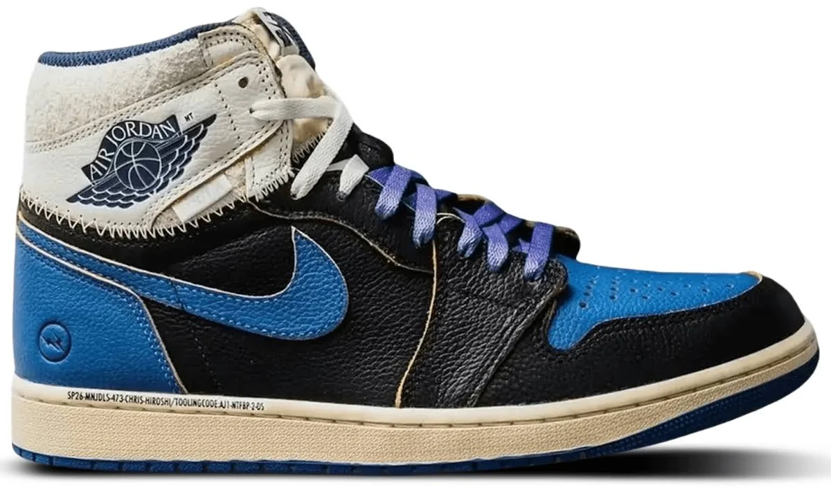 Nike Air Jordan Retro 1 x union LA x fragment high OG Royal sports