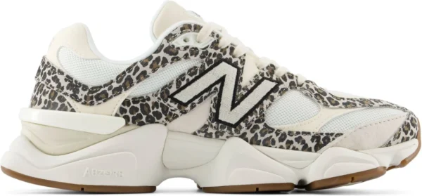 New Balancee 9060 Leopard White Brown