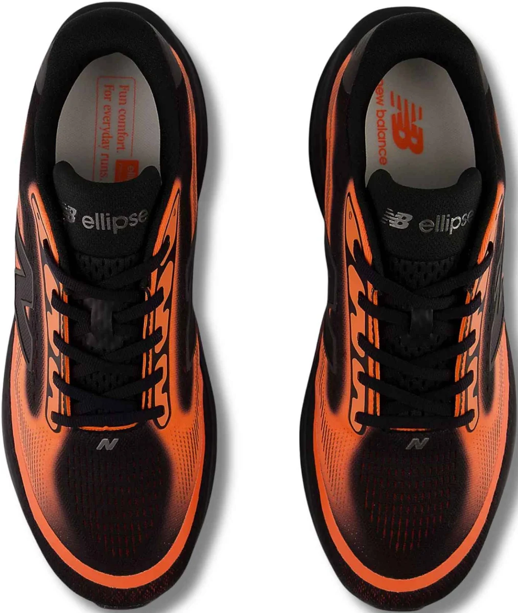 New Balance Ellipse V1 Tangerine Heat Black 2662 - Image 3