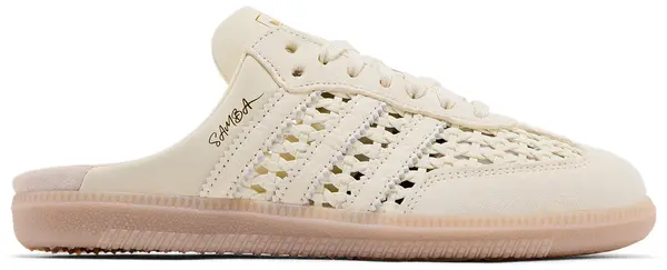 ADIDAS SAMBA OG MULE SHALLOW RICE CREAM/WHITE