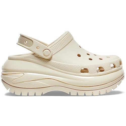 CROCS CLASSIC CRUSH CLOGS  BONE