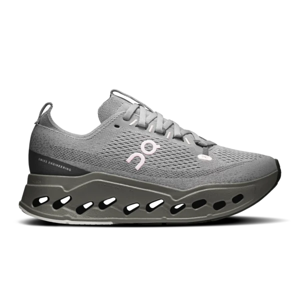 On Cloudsurfer Max Alloy Asphalt grey