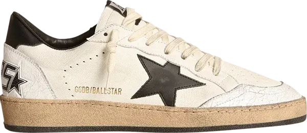 Golden Goose Ball-Star Low White Black