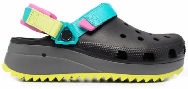 CROCS Classic HIKER CLOGS BLACK MULTI (FIX)"