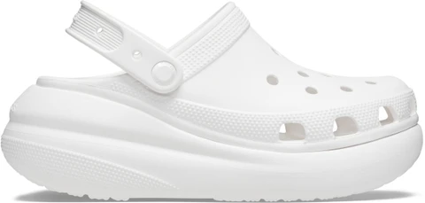 CROCS CLASSIC CRUSH CLOGS WHITE