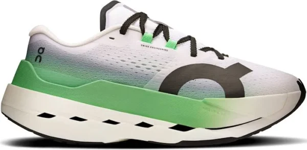 On Cloudboom Max Green White Running