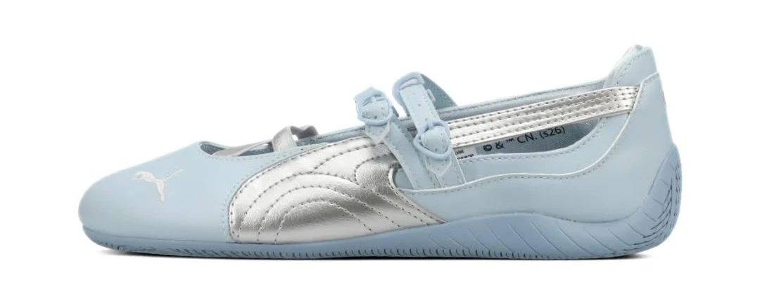 PUMA SPEEDCAT BALLET THE POWERPUFF GIRLS SILVER SKY BLUE WASH" - Image 2