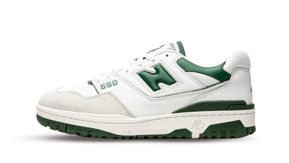NEW BALANCE 550 WHITE GREEN - Image 2