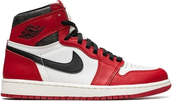 NIKE AIR JORDAN RETRO 1 HIGH LOST AND FOUND (WITH OG BOX YELLOW BILL & OG POWDER