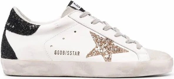 Golden Goose Gold White Black