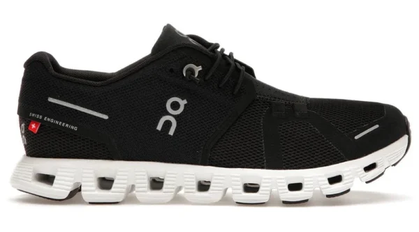 On Running Cloud 5 Black White womens
