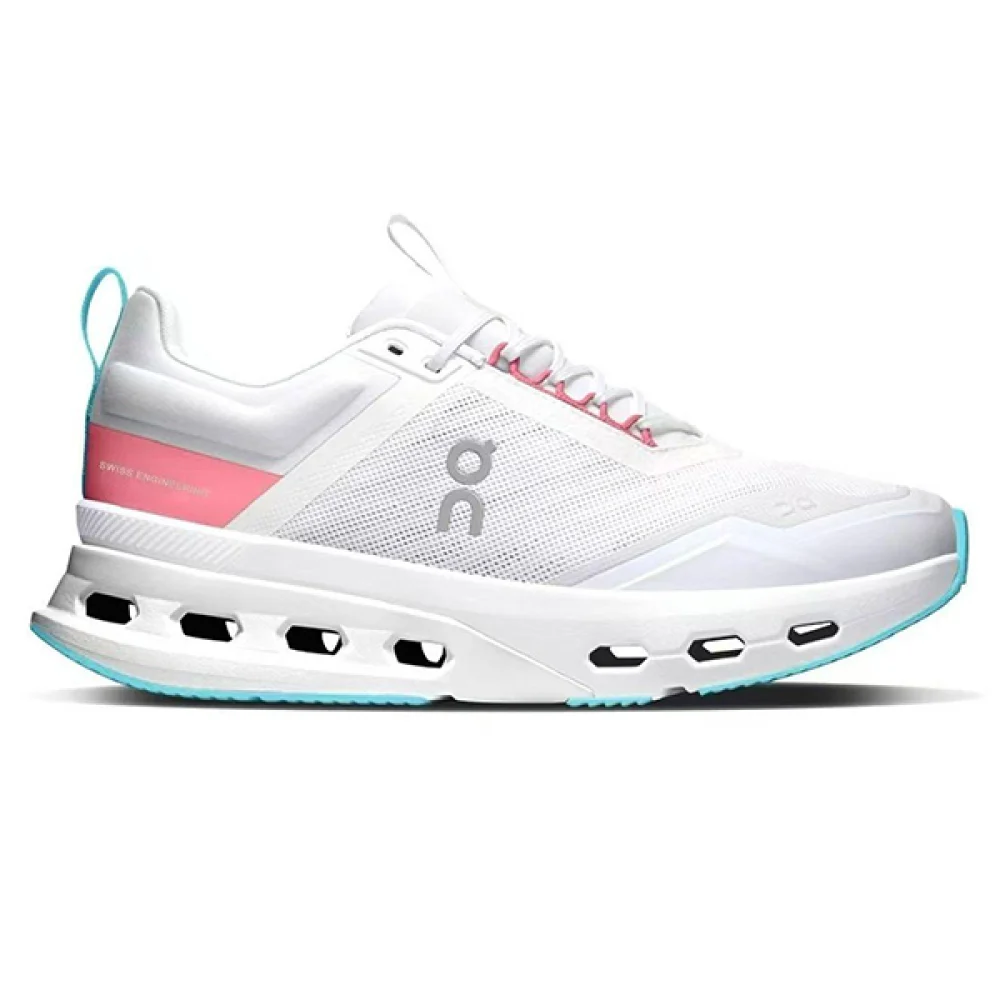 On Cloud x Nova Running Training Cream Pink