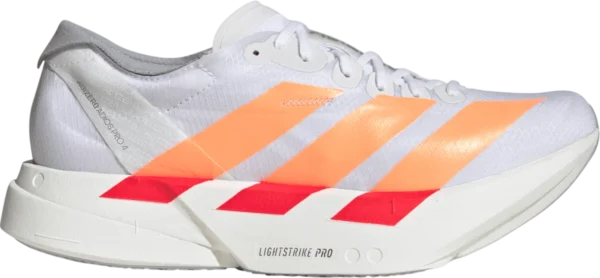 Adida Adizero Adios Pro 4 White Orange Womens
