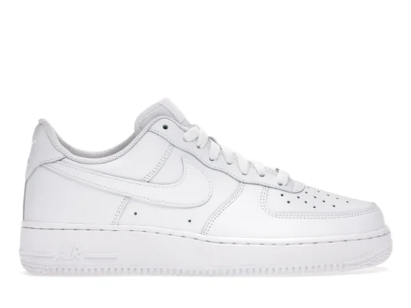 Nike Airforce 1 White Pure Leather Heavy Quality