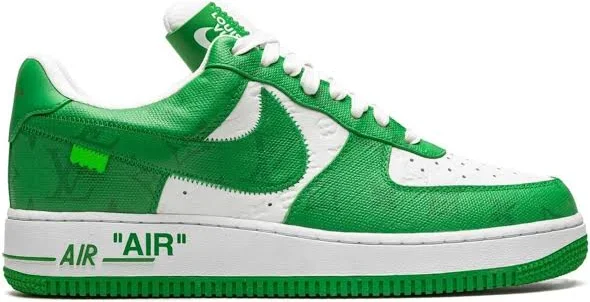 Louis Vuitton x Air Force 1  Low by Virgil Abloh White Green