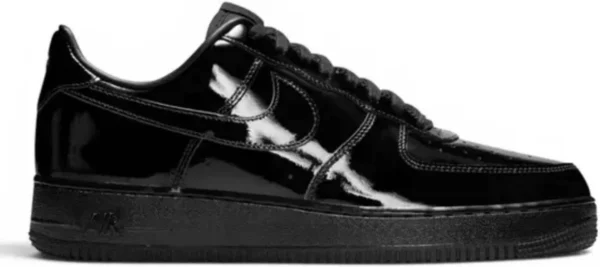 Nike Airforce 1  07 Black Patent