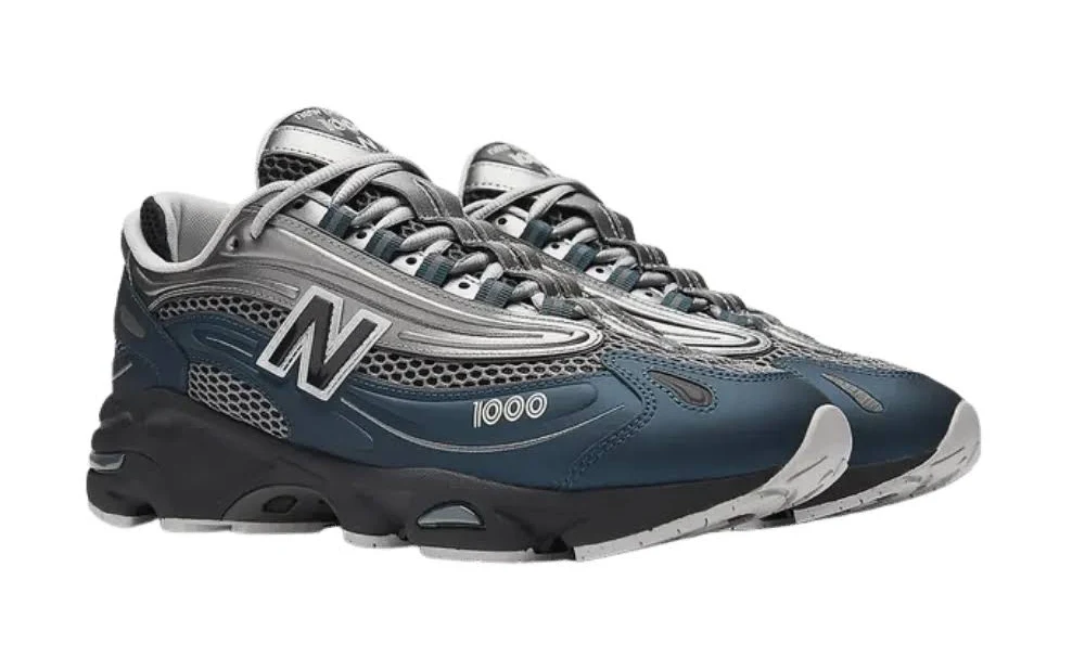New Balance Mens M1000 Deep Ocean Sneakers - Image 2