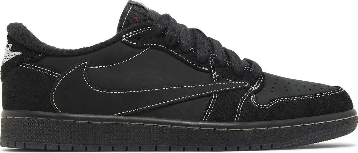 Travis Scott X Air Jordan 1 Low Black Phantom Surplus Semi UA