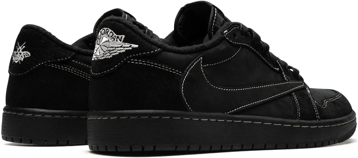 Travis Scott X Air Jordan 1 Low Black Phantom Surplus Semi UA - Image 2